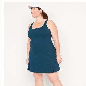 PowerSoft Sleeveless Shelf-Bra Support Dress for Women